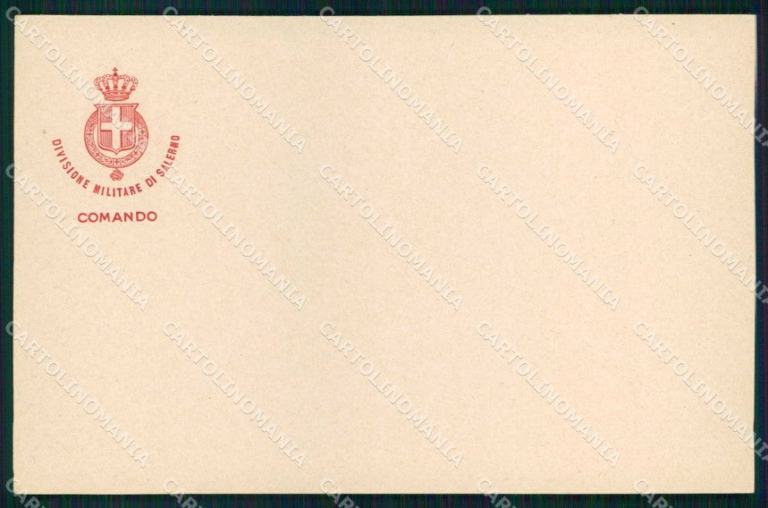 Militari Reggimentali Divisione Militare di Salerno Comando cartolina KF5583 – fronte