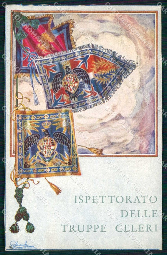 Militari Reggimentali Ispettorato delle Truppe Celeri Mona cartolina KF5591 – fronte