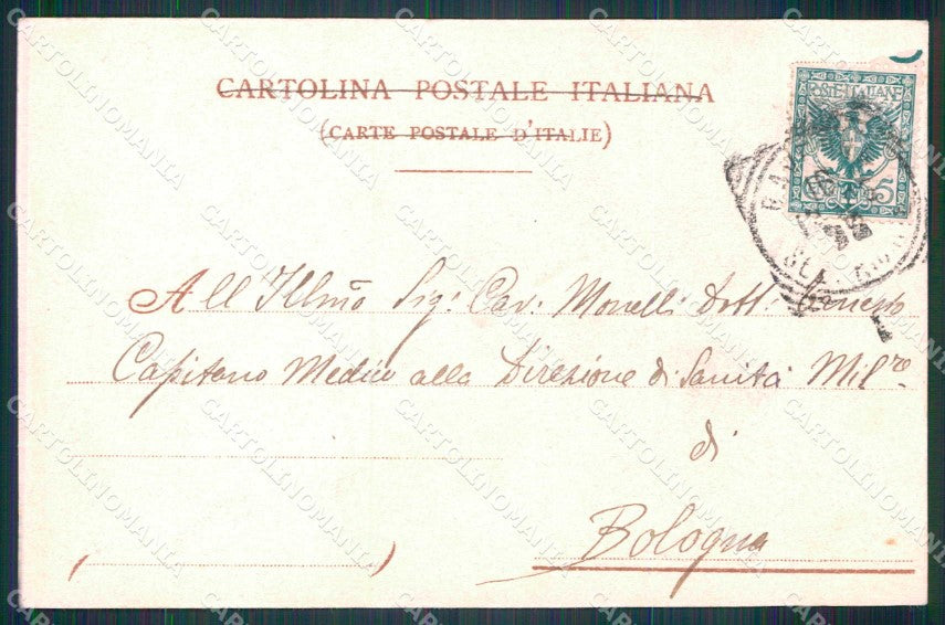 Militari Reggimentali Ravenna Divisione Militare PIEGA cartolina KF5602 – retro