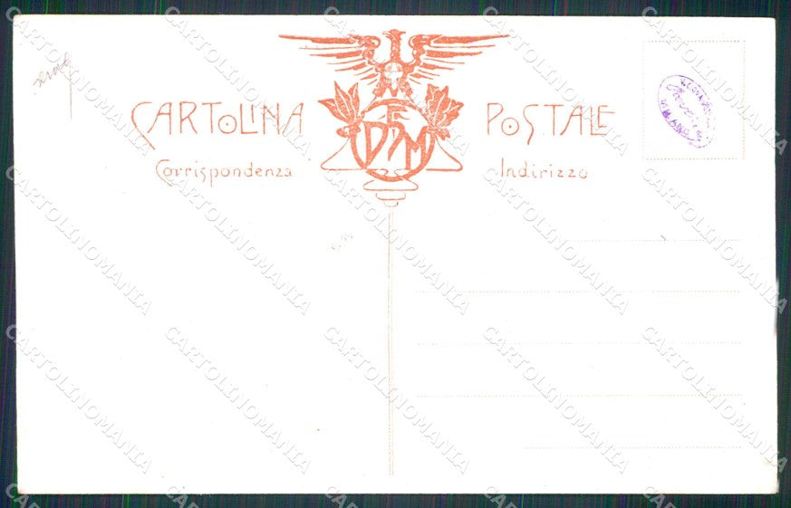 Militari Reggimentali Vª Divisione Militare di Milano cartolina KF5608 – retro