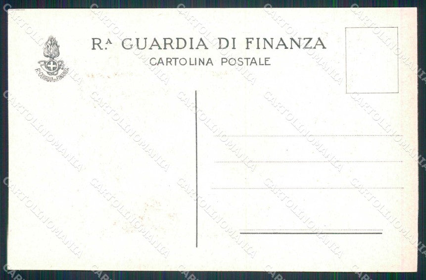 Militari Reggimentali Regia Guardia Finanza GdF Tricolore cartolina KF5610 – retro