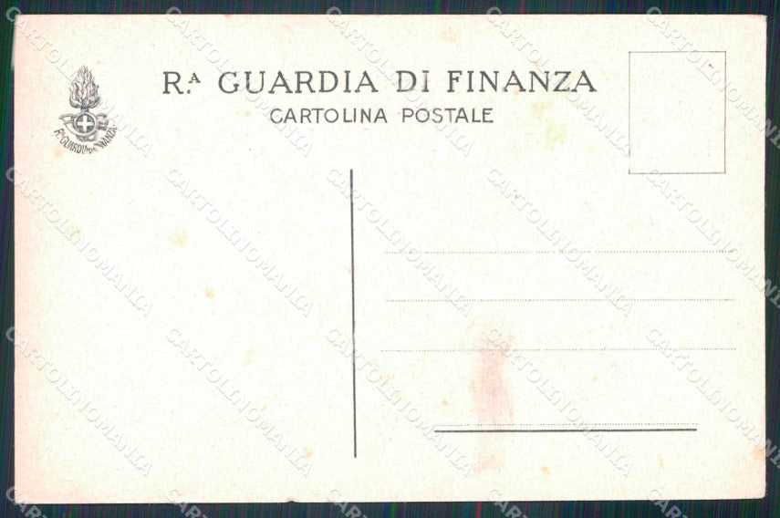 Militari Reggimentali Regia Guardia Finanza GdF Tricolore cartolina KF5611 – retro