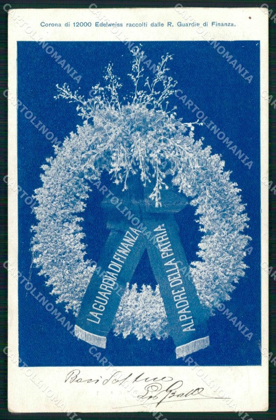 Militari Reggimentali Regia Guardia Finanza GdF cartolina KF5612 – fronte