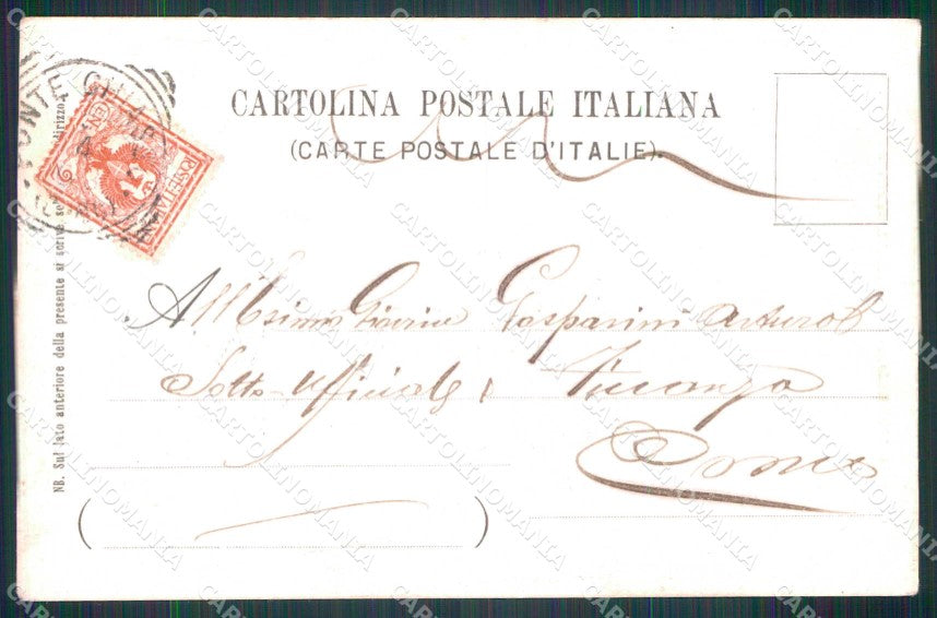 Militari Reggimentali Regia Guardia Finanza GdF cartolina KF5612 – retro