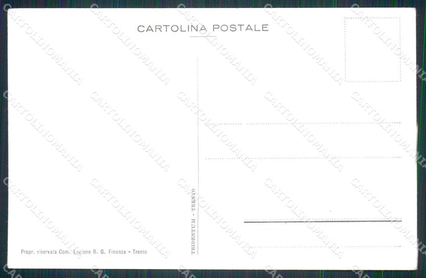 Militari Reggimentali Guardia Finanza GdF IVª Legione Fascismo cartolina KF5614 – retro