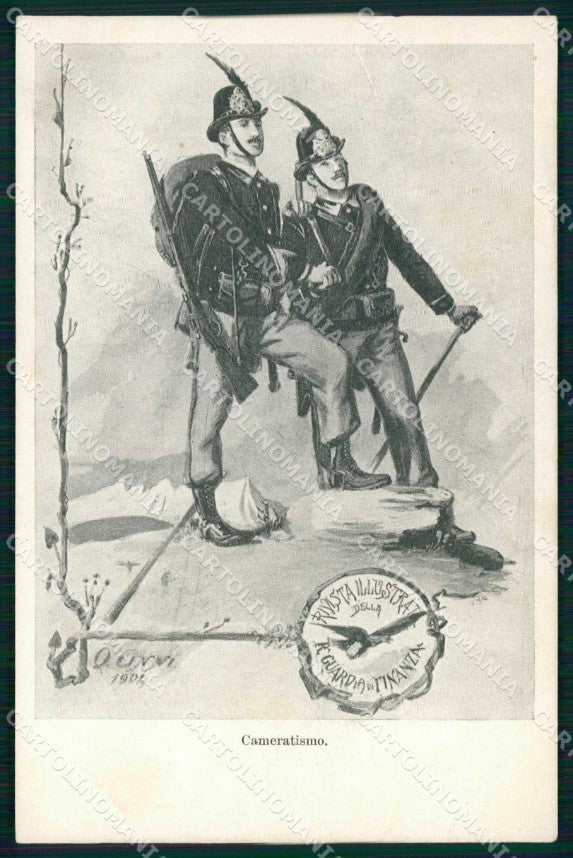 Militari Regia Guardia Finanza GdF Rivista Illustrata Cenni cartolina KF5616 – fronte