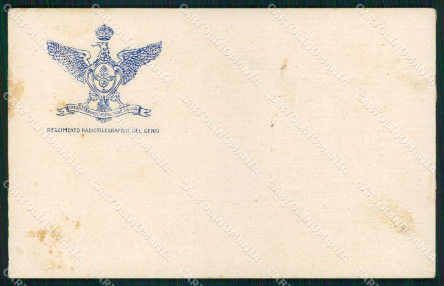 Militari Reggimentali Reggimento Radiotelegrafisti del Genio cartolina KF5648 – fronte