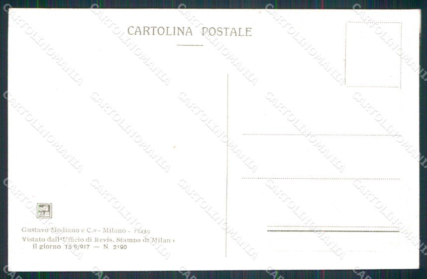 Militari Reggimentali 4° Reggimento Genio Verona cartolina KF5656 – retro