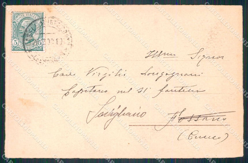 Militari Reggimentali 2° Reggimento Genio cartolina KF5659 – retro