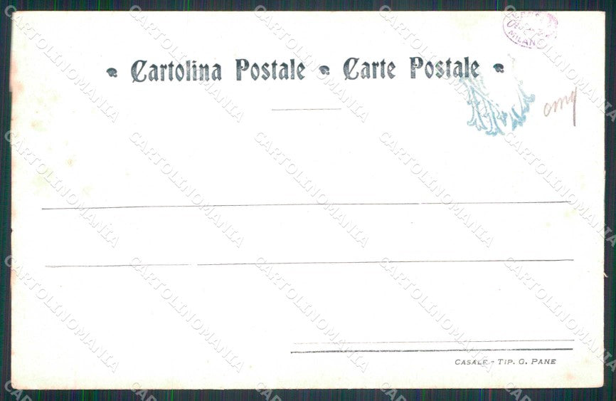 Militari Reggimentali Reggimento Genio Un Saluto da Casale cartolina KF5660 – retro