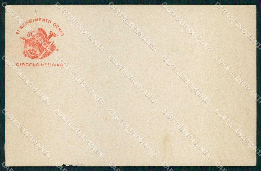 Militari 2° Regg. Genio Circolo Ufficiali Casale ABRASA cartolina KF5661 – fronte