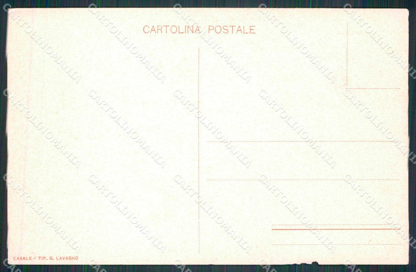 Militari 2° Regg. Genio Circolo Ufficiali Casale ABRASA cartolina KF5661 – retro
