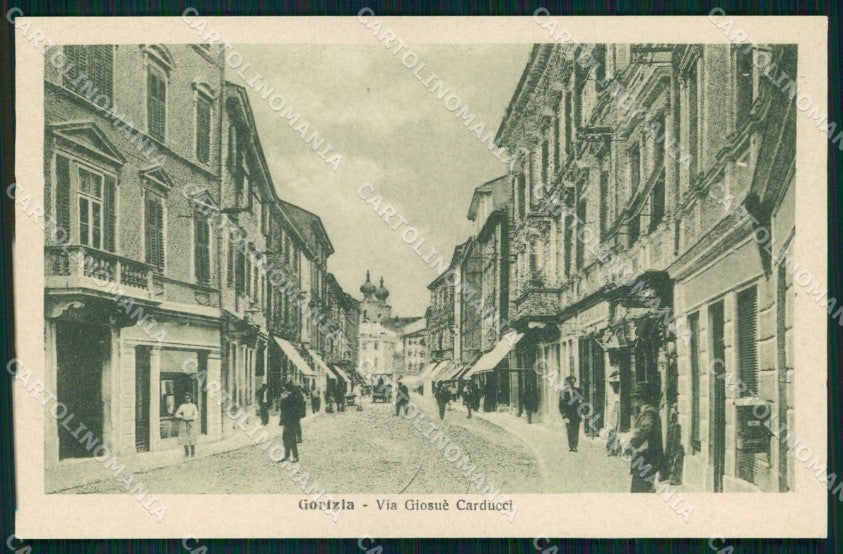 Gorizia città via G. Carducci Alterocca Le Terre che L'Italia Redime cp KF5682 – fronte