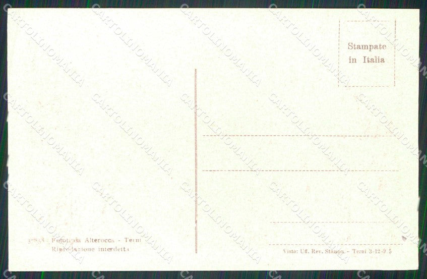 Gorizia città Stazione Treno Alterocca Le Terre che L'Italia Redime cp KF5685 – retro