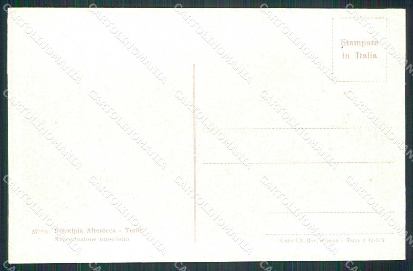 Gorizia Canale Alterocca Le Terre che L'Italia Redime cartolina KF5686 – retro