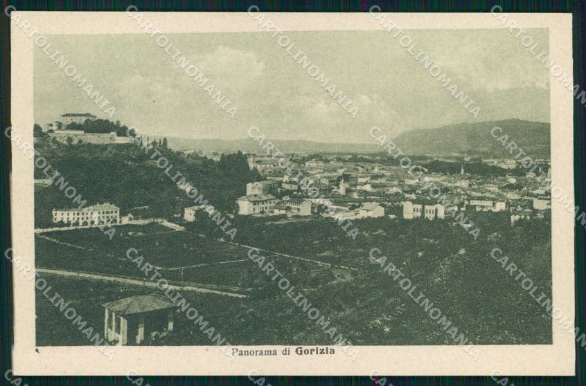 Gorizia città Panorama Alterocca Le Terre che L'Italia Redime cartolina KF5690 – fronte