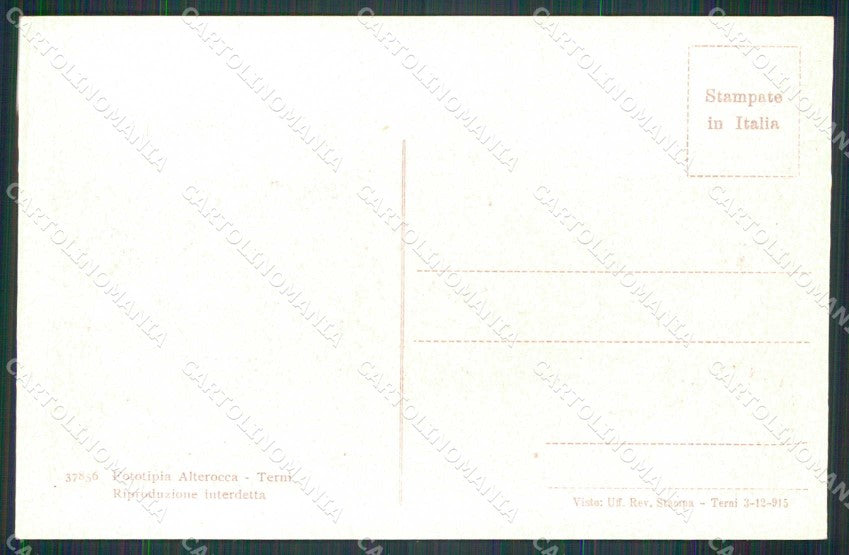 Gorizia città Panorama Alterocca Le Terre che L'Italia Redime cartolina KF5690 – retro