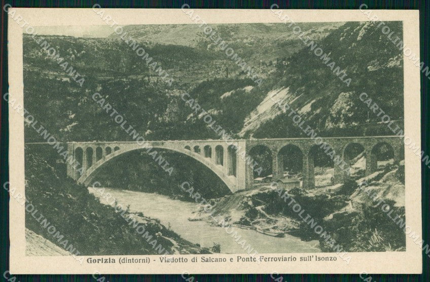 Gorizia Salcano Isonzo Alterocca Le Terre che L'Italia Redime cartolina KF5692 – fronte