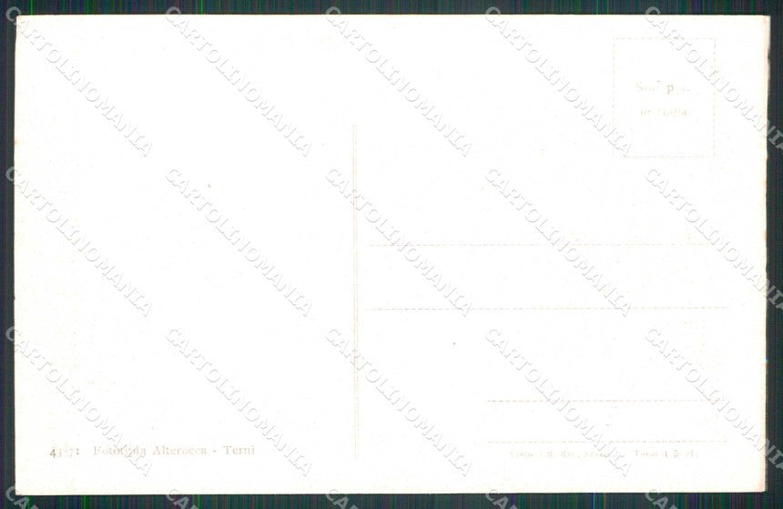 Trento Castel Toblino Lago Alterocca WWI Tricolore cartolina KF5696 – retro