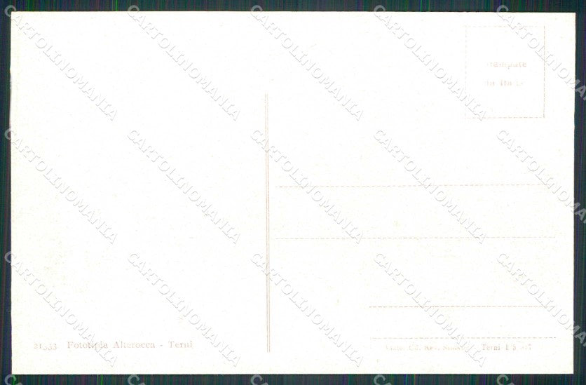 Trento città Piazza Duomo Bellenzani Alterocca WWI Tricolore cartolina KF5699 – retro