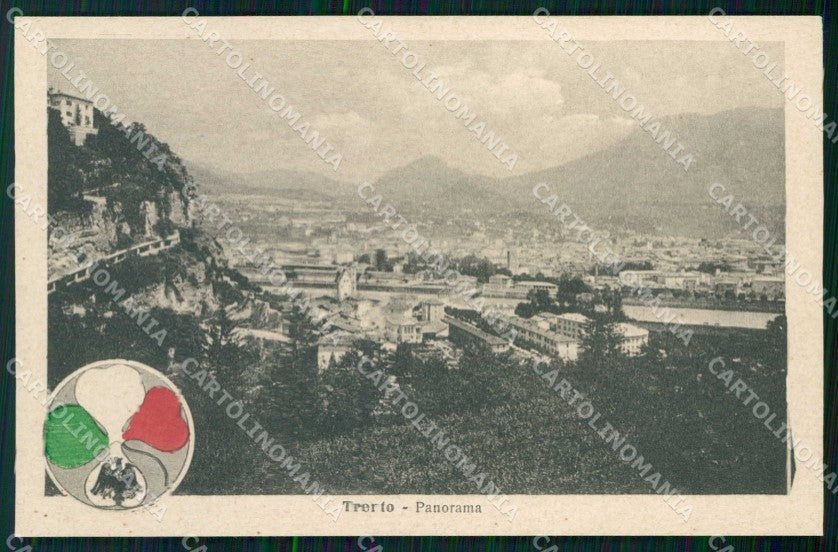 Trento città Panorama Alterocca WWI Tricolore cartolina KF5710 – fronte