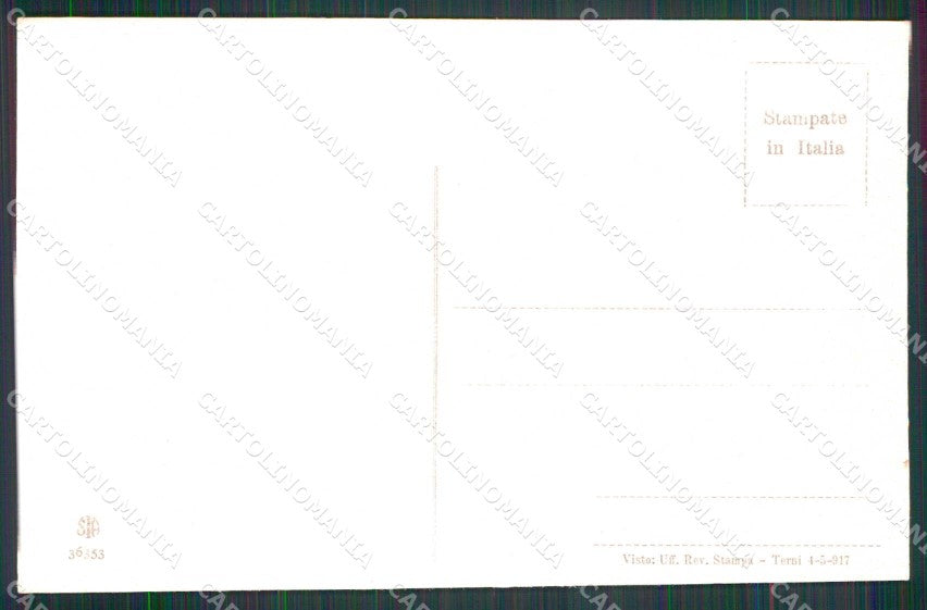 Trieste città Piazza Grande Alterocca WWI Tricolore cartolina KF5719 – retro