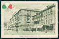 Trieste città Riva dei Pescatori Palace Hotel Alterocca WWI Tricolore cp KF5722 – fronte
