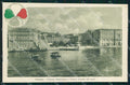 Trieste città Palazzo Municipale Piazza Grande Alterocca WWI Tricolore cp KF5732 – fronte