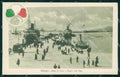 Trieste città Molo San Carlo Bagno alla Diga Alterocca WWI Tricolore cp KF5737 – fronte