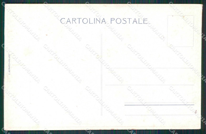 WW1 WWI Patriottismo Pro Feriti Magenta 1917 Zambeletti cartolina KF5742 – retro