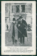 WW1 Patriottismo Trento Eccher Linacher Monumento Dante Liceo Prati cp KF5759 – fronte