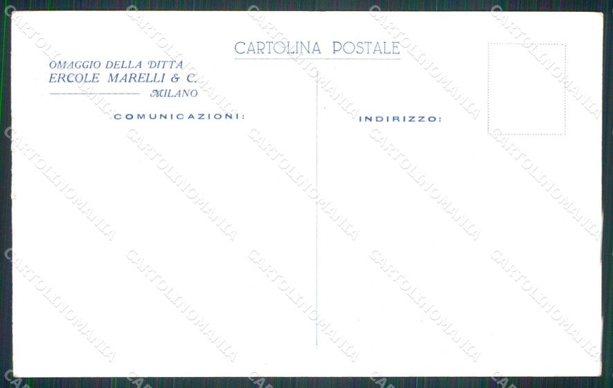WW1 WWI Propaganda Compagne giù quella ESSE Ditta Marelli cartolina KF5765 – retro