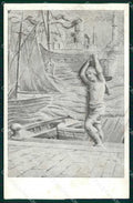 WW1 WWI Militari Comitato Provvedimento Combattenti Genova cartolina KF5845 – fronte