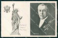 Politica Woodrow Wilson State of Liberty New York USA cartolina KF5856 – fronte