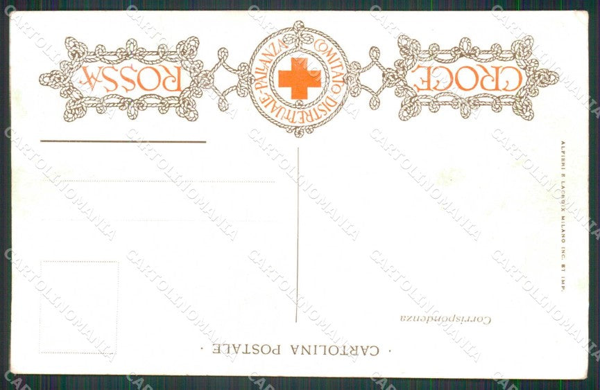 WW1 WWI Militari Generale Luigi Cadorna CRI Pallanza cartolina KF5896 – retro