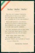WW1 WWI Patriottismo Tricolore Pro Famiglie dei Militari cartolina KF5941 – fronte