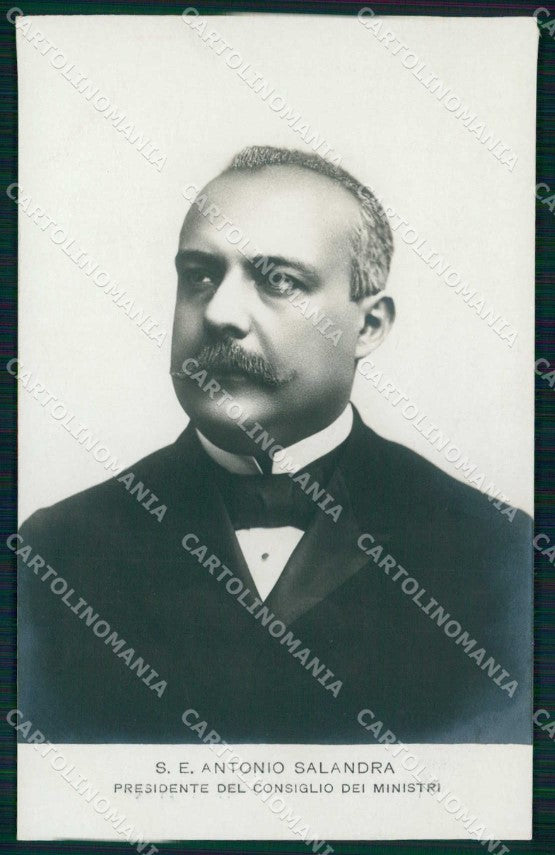 Personaggi Politica Antonio Salandra Alterocca 6178 foto cartolina KF5948 – fronte