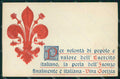 WW1 Patriottismo Gorizia Italiana Perla dell'Isonzo PIEGHINE cartolina KF5970 – fronte