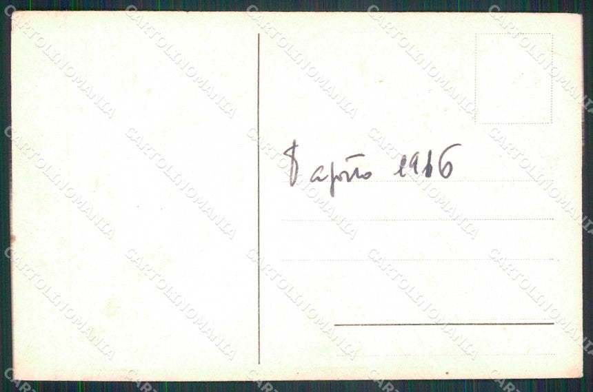 WW1 Patriottismo Gorizia Italiana Perla dell'Isonzo PIEGHINE cartolina KF5970 – retro