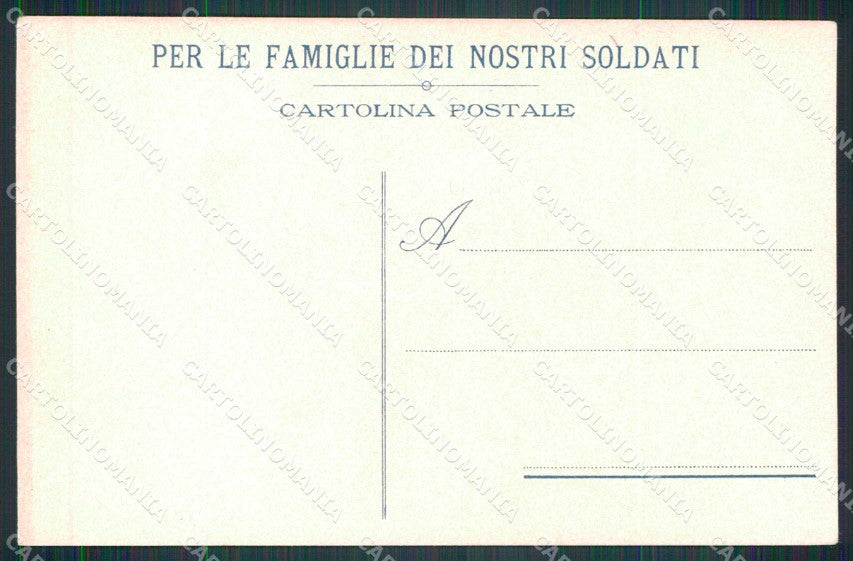 WW1 Patriottismo Famiglie Soldati Giuste Armi Giusta Vittoria cartolina KF5975 – retro