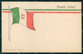WW1 WWI Patriottismo Tricolore Napoli Brusciano cartolina KF5980 – fronte
