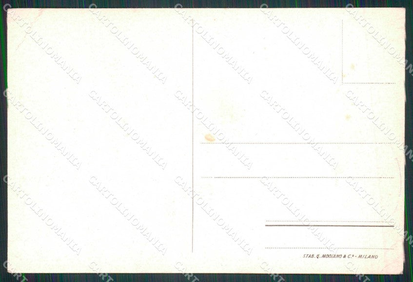 WW1 WWI Patriottismo Tricolore La Letera de la Mama PIEGHE cartolina KF5983 – retro