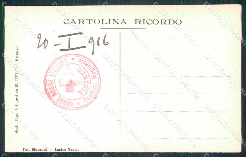 Politica Personaggi WW1 Salandra Martini Rosadi CRI Firenze cartolina KF5984 – retro