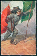 WW1 WWI Propaganda Tricolore Bersaglieri PIEGHINE cartolina KF6040 – fronte