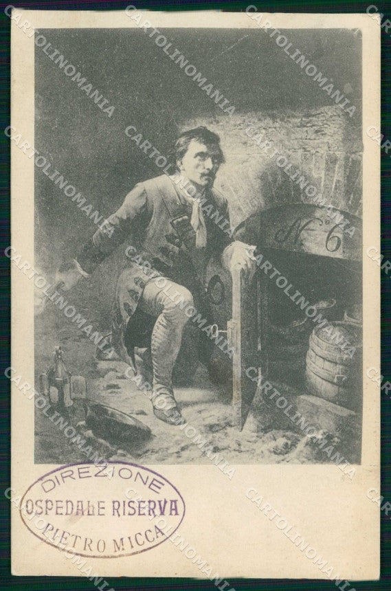 WW1 WWI Ospedale Riserva Pietro Micca Torino cartolina KF6043 – fronte