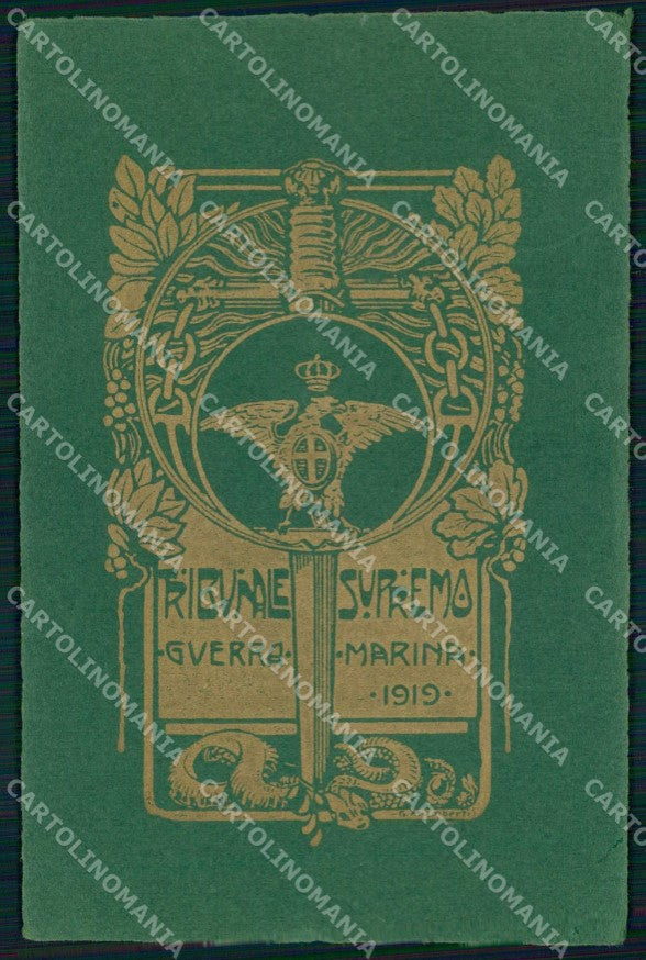 WW1 WWI Militari Regia Marina COLLA cartolina KF6046 – fronte