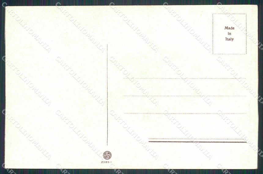 Militari Esercito Italiano Fanteria Uniforme serie 2385 cartolina KF6119 – retro