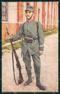 Militari Esercito Italiano Fanteria Uniforme serie 7011cartolina KF6122 – fronte