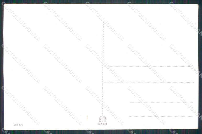 Militari Esercito Italiano Fanteria Uniforme serie 7011 ABRASA cartolina KF6124 – retro
