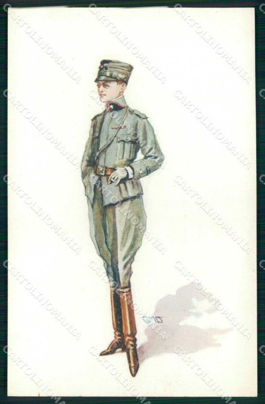 Militari Esercito Italiano Genio Uniforme serie 2580 GMD cartolina KF6131 – fronte